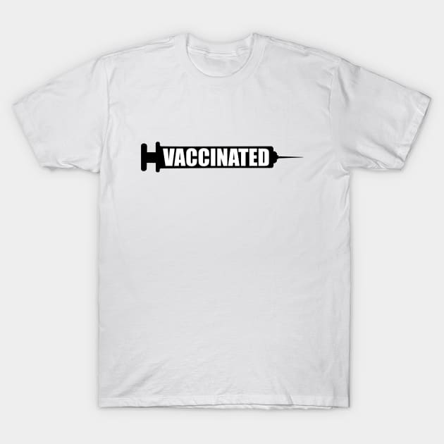 Vaccinated Syringe T-Shirt by TheWanderingFools